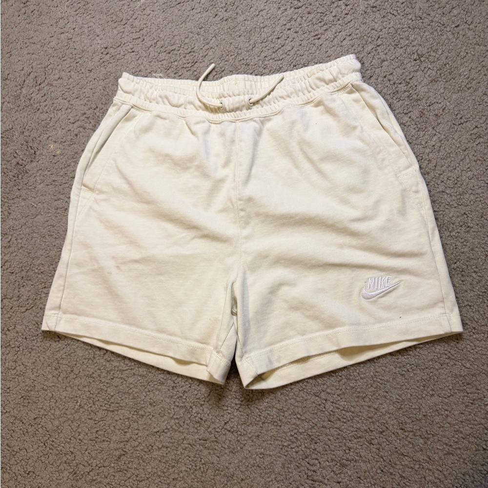 Nike White Athletic Shorts